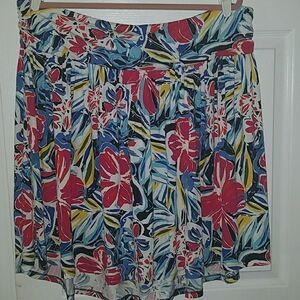 Lane Bryant print hi low Skirt Sz 18/20 NWT